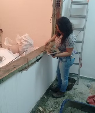Acabamento fino em reforma interna